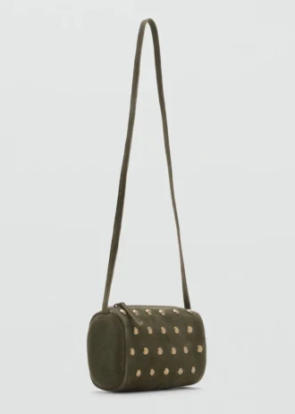 Runde Ledertasche