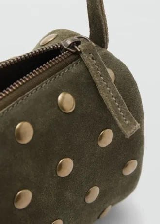 Runde Ledertasche