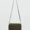 Runde Ledertasche