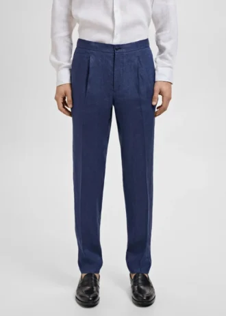 Salerno 100 % Leinen Slim Fit Anzughose
