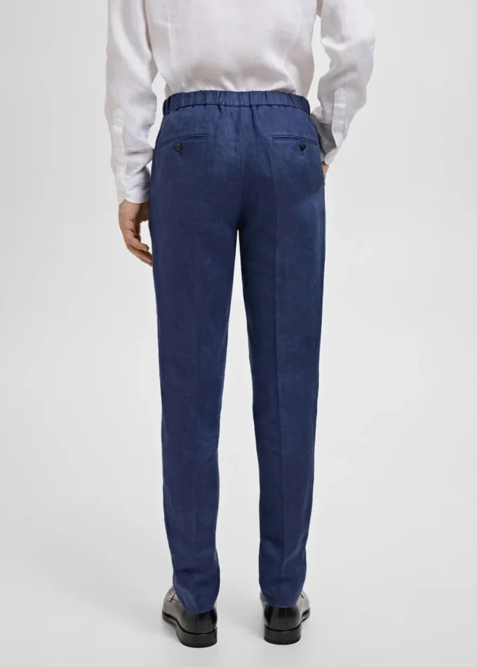 Salerno 100 % Leinen Slim Fit Anzughose