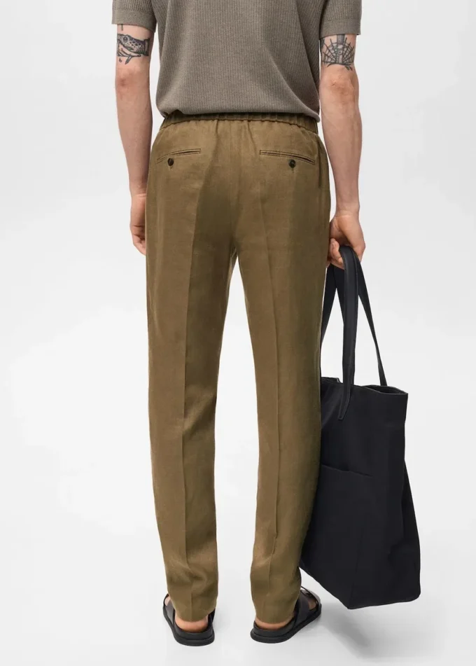 Salerno 100 % Leinen Slim Fit Anzughose
