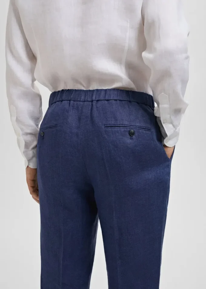 Salerno 100 % Leinen Slim Fit Anzughose