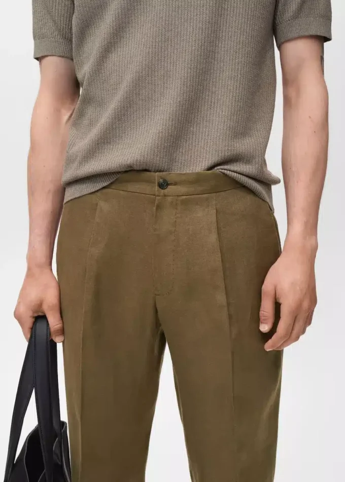 Salerno 100 % Leinen Slim Fit Anzughose