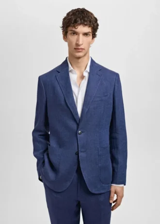 Salerno Anzugblazer 100 % Leinen, schmale Passform Salerno Anzugblazer 100 % Leinen, schmale Passform
