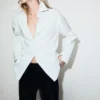 Samtige Hose mit Nahtdetails Samtige Hose mit Nahtdetails