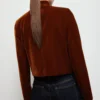 Samtjacke mit Knöpfen