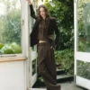 Samtjacke mit Taschen