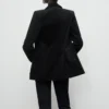 Samtjacke mit Taschen