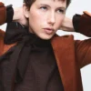 Samtjacke mit Taschen Samtjacke mit Taschen