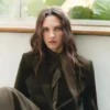Samtjacke mit Taschen