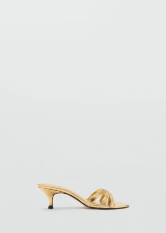 Sandalen mit Kitten-Heel und Riemchen