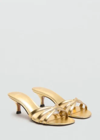 Sandalen mit Kitten-Heel und Riemchen
