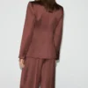 Satin-Anzugjacke Satin-Anzugjacke