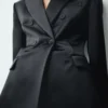 Satin-Anzugjacke Satin-Anzugjacke