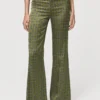 Satin-Hose mit geometrischem Print