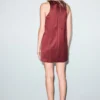 Satin-Kleid mit Schleife Satin-Kleid mit Schleife