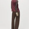 Satinbluse mit hohem Kragen Satinbluse mit hohem Kragen