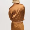 Satinjacke mit Taschen Satinjacke mit Taschen