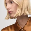 Satinjacke mit Taschen Satinjacke mit Taschen
