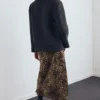 Satinrock mit Leopardenmuster Satinrock mit Leopardenmuster