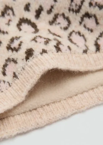 Schal mit Leopardenmuster
