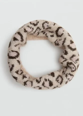 Schal mit Leopardenmuster