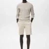 Schmal geschnittene Bermudashorts aus Baumwoll-Chino Schmal geschnittene Bermudashorts aus Baumwoll-Chino