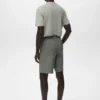 Schmal geschnittene Bermudashorts aus Baumwoll-Chino Schmal geschnittene Bermudashorts aus Baumwoll-Chino