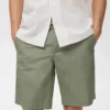 Schmal geschnittene Bermudashorts aus Baumwoll-Chino Schmal geschnittene Bermudashorts aus Baumwoll-Chino