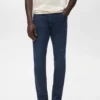 Schmal geschnittene blau-schwarze Jan-Jeans Schmal geschnittene blau-schwarze Jan-Jeans