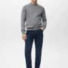 Schmal geschnittene blau-schwarze Jan-Jeans Schmal geschnittene blau-schwarze Jan-Jeans