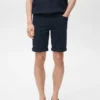 Schmal geschnittene Denim-Bermudashorts Schmal geschnittene Denim-Bermudashorts