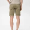 Schmal geschnittene Denim-Bermudashorts Schmal geschnittene Denim-Bermudashorts