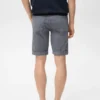 Schmal geschnittene Denim-Bermudashorts