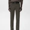 Schmal geschnittene Flanellhose Schmal geschnittene Flanellhose