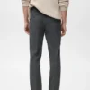 Schmal geschnittene Flanellhose Schmal geschnittene Flanellhose