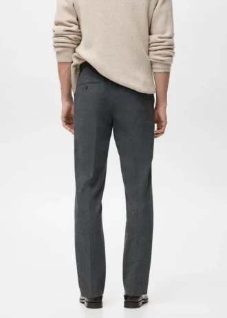 Schmal geschnittene Flanellhose