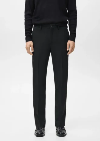 Schmal geschnittene Flanellhose