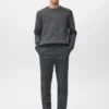 Schmal geschnittene Flanellhose Schmal geschnittene Flanellhose