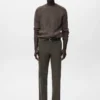 Schmal geschnittene Flanellhose Schmal geschnittene Flanellhose