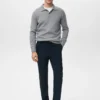 Schmal geschnittene Flanellhose Schmal geschnittene Flanellhose