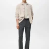 Schmal geschnittene Flanellhose Schmal geschnittene Flanellhose