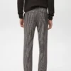 Schmal geschnittene Flanellhose Schmal geschnittene Flanellhose