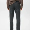 Schmal geschnittene Flanellhose Schmal geschnittene Flanellhose