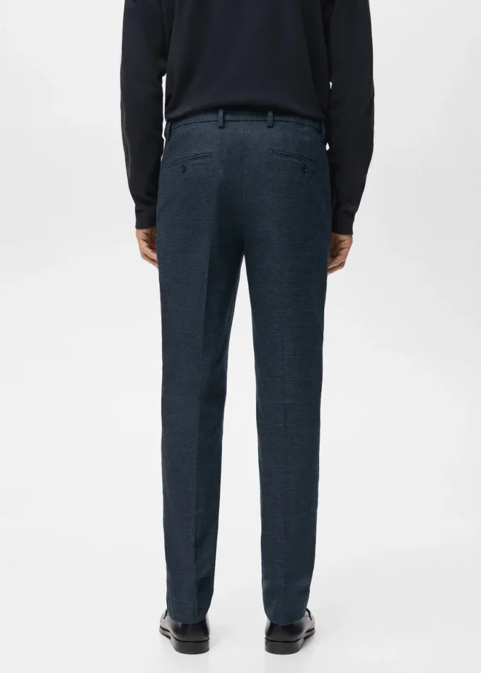 Schmal geschnittene Flanellhose Schmal geschnittene Flanellhose
