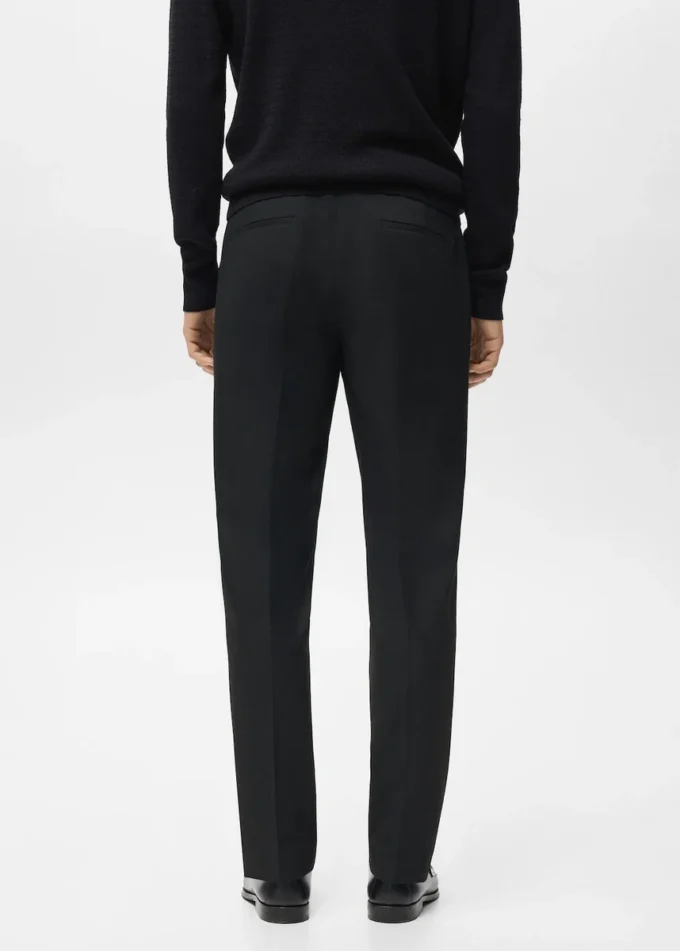 Schmal geschnittene Flanellhose Schmal geschnittene Flanellhose