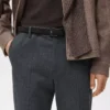 Schmal geschnittene Flanellhose Schmal geschnittene Flanellhose
