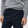 Schmal geschnittene Flanellhose Schmal geschnittene Flanellhose