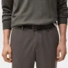 Schmal geschnittene Flanellhose Schmal geschnittene Flanellhose